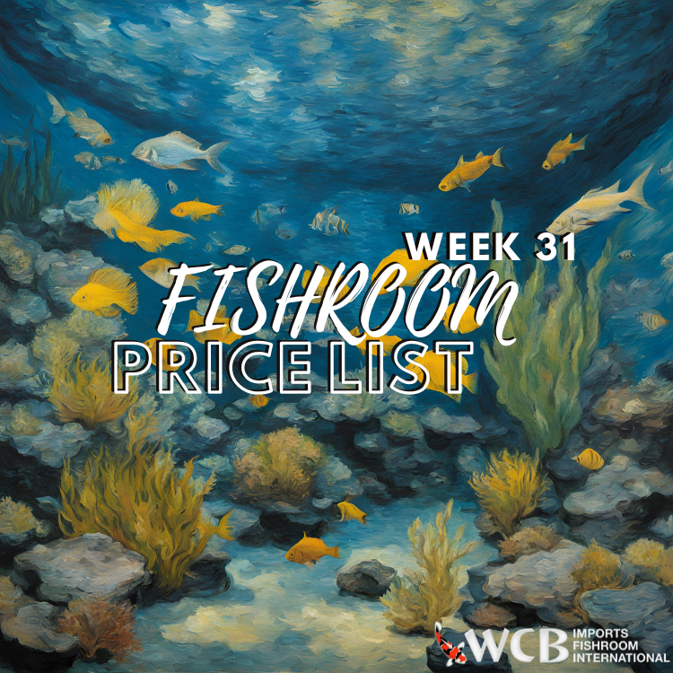 Fish Room - Week 31 Price List